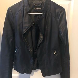 Faux leather jacket